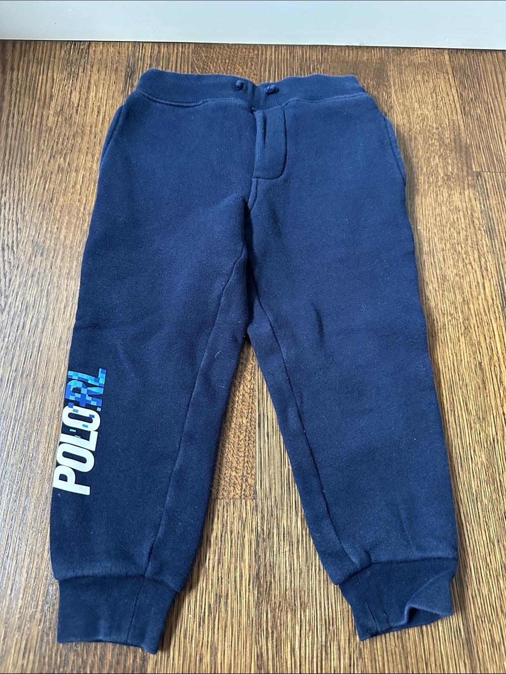 Polo by Ralph Lauren Navy Blue Kids Joggers with Logo Detail